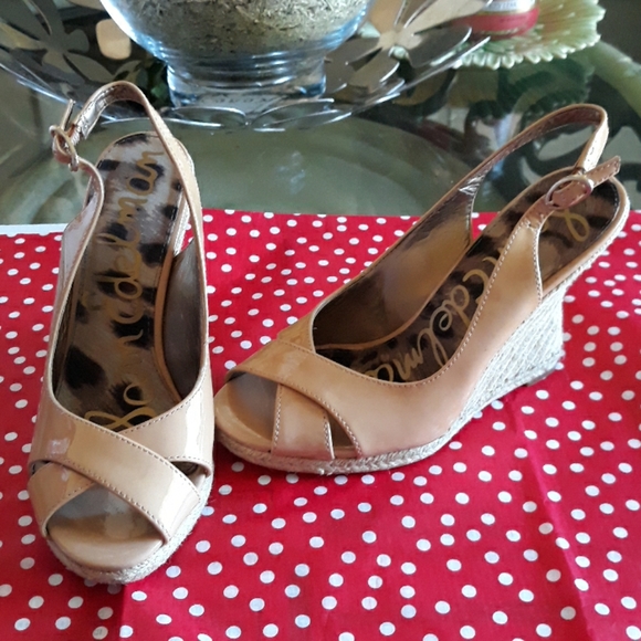 Sam edelman  womens WEDGES sz 5 / 5.5 - Picture 1 of 8